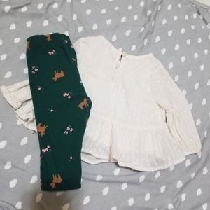 Blouse & leggings